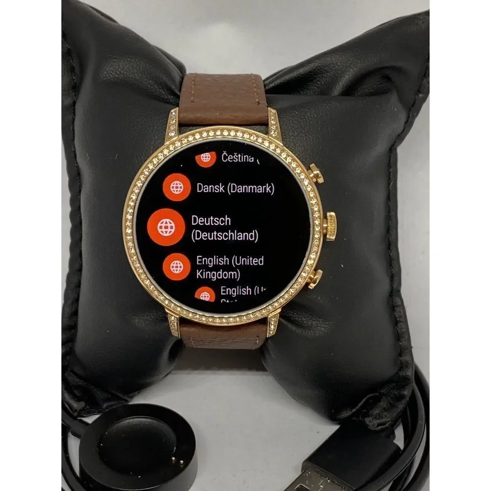 Fossil Gen 4 Authentic Digital Dial Smart Watch Custom Band FTW6011 LT422